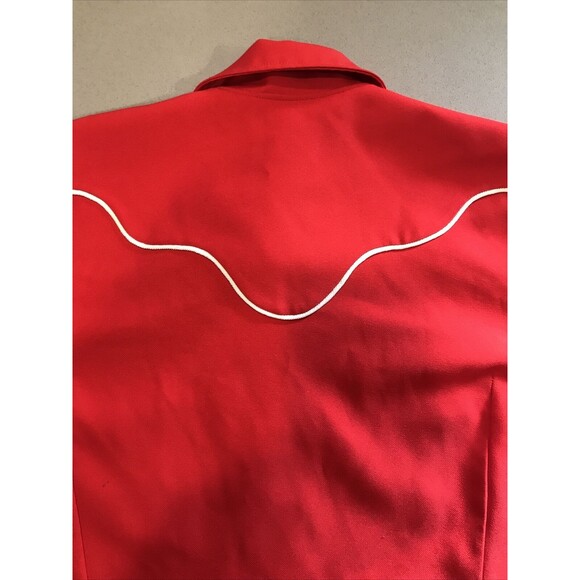 Original Vintage clothing, Western Red Metal Button men's shirt L/XL - Picture 12 of 12